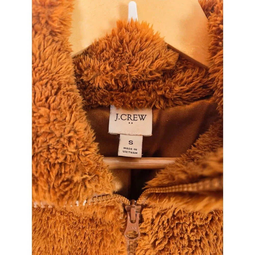 J. Crew Womens Teddy Sherpa Jacket Size S